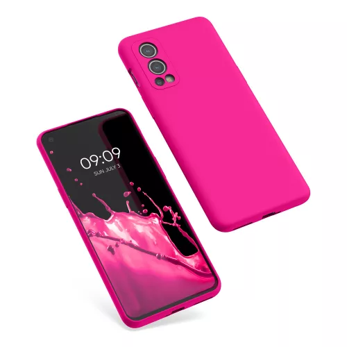 Husa OnePlus Nord 2 5G, Silicon, Roz, 56070.77