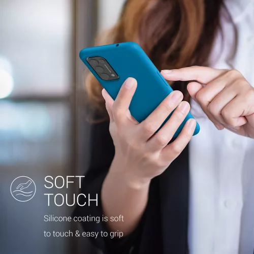 Husa OPPO Find X3 Lite, Silicon, Albastru, 55201.224
