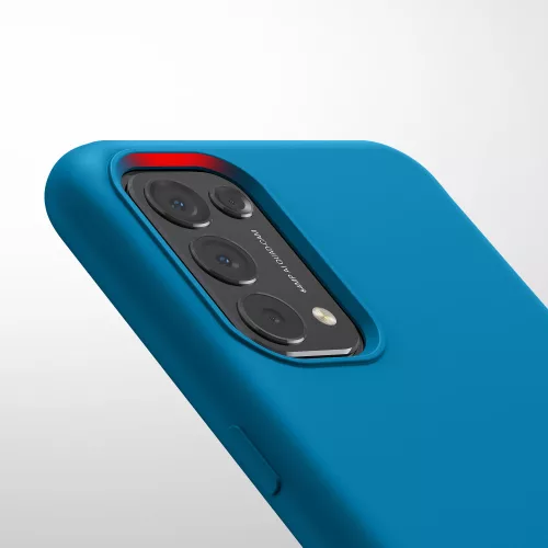 Husa OPPO Find X3 Lite, Silicon, Albastru, 55201.224