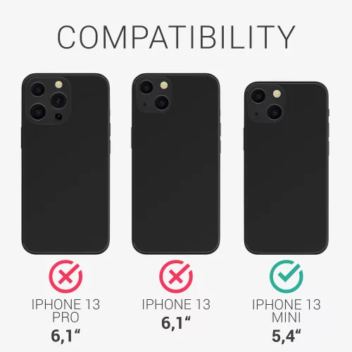 Husa Apple iPhone 13 Mini, Silicon, Albastru, 55938.17