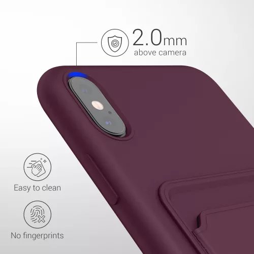 Husa Apple iPhone XS Max, Silicon, Violet, 55121.190
