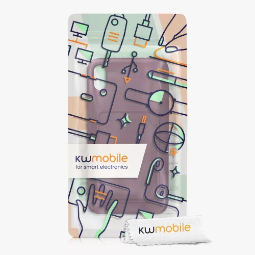 Husa Apple iPhone XS Max, Silicon, Violet, 55121.190