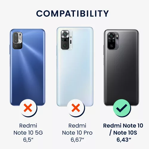 Husa Xiaomi Redmi Note 10 / Redmi Note 10S, Textil, Negru, 56898.73