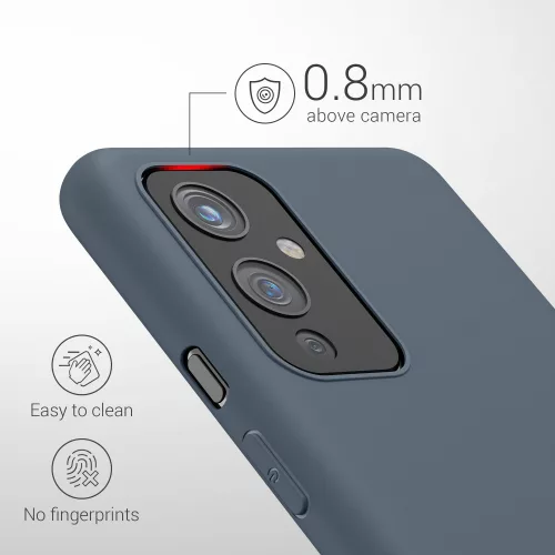 Husa OnePlus 9, Silicon, Gri, 55726.202