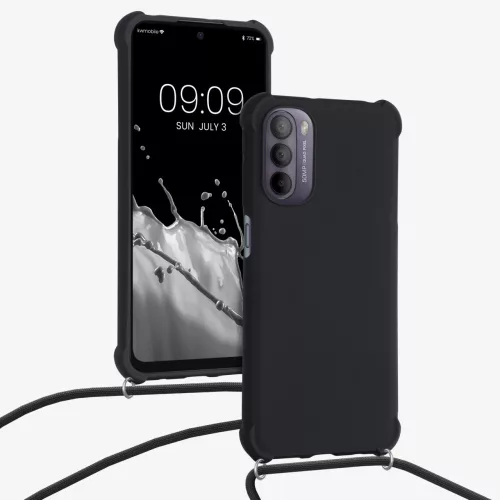 Husa Motorola Moto G41 / Moto G31, Silicon, Negru, 56997.01