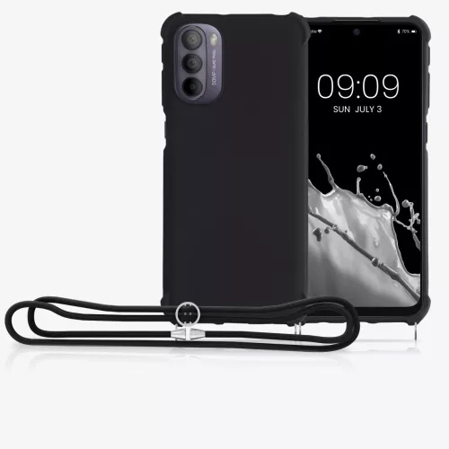 Husa Motorola Moto G41 / Moto G31, Silicon, Negru, 56997.01