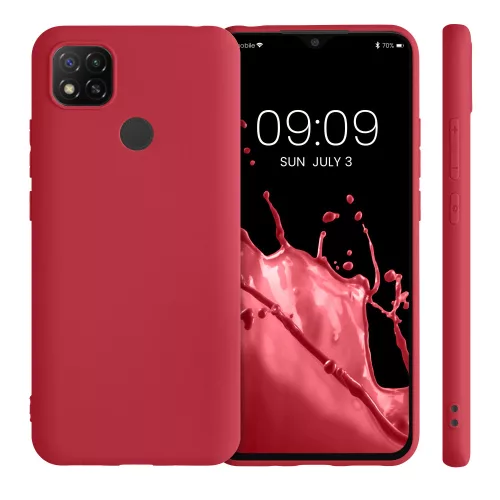 Husa Xiaomi Redmi 9C, Silicon, Rosu, 52850.229