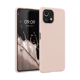 Husa Xiaomi Mi 11 Lite 5G, Silicon, Crem, 54726.225