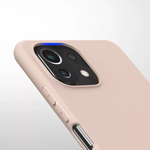 Husa Xiaomi Mi 11 Lite 5G, Silicon, Crem, 54726.225