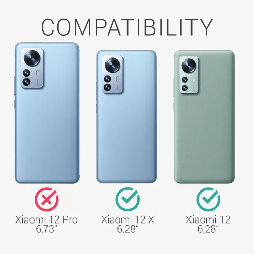 Husa Xiaomi 12/12X, Silicon, Transparent/Roz, 57097.02