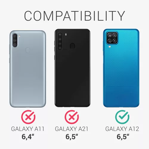 Husa Samsung Galaxy A12, Silicon, Alb, 54210.04