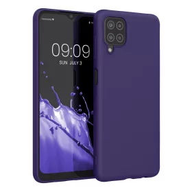 Husa Samsung Galaxy A12, Silicon, Albastru, 54048.226