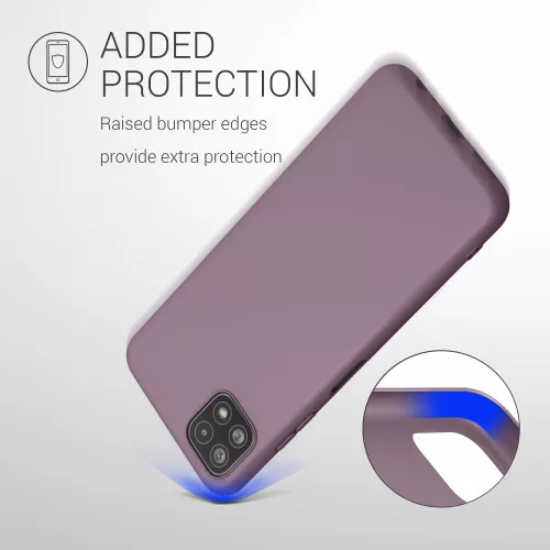 Husa Samsung Galaxy A22 5G, Silicon, Mov, 55245.181