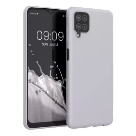 Husa Samsung Galaxy A12, Silicon, Gri, 54048.192