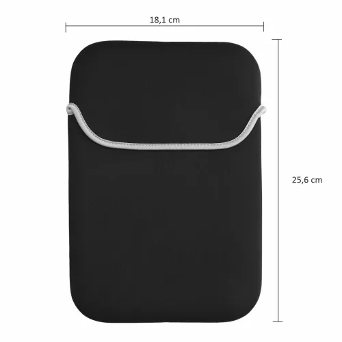 Husa universala pentru tableta 11 inch, Kwmobile, Negru, Neopren, 57317.01
