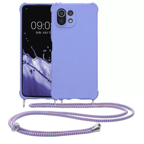 Husa Xiaomi Mi 11 Lite 5G/11 Lite 5G NE, Silicon, Albastru, 55902.108