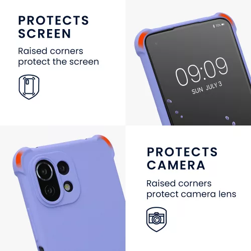 Husa Xiaomi Mi 11 Lite 5G/11 Lite 5G NE, Silicon, Albastru, 55902.108