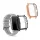 Set 2 Huse pentru Huami Amazfit GTS 3/Amazfit GTS 2/Amazfit GTS 2e, Kwmobile, Negru/Auriu, Silicon, 53906.10