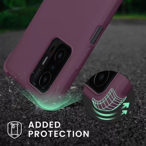 Husa Xiaomi 11T/11T Pro, Silicon, Violet, 57395.187