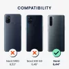 Husa OnePlus Nord, Silicon, Transparent/Argintiu, 57454.35