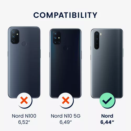 Husa OnePlus Nord, Silicon, Transparent/Argintiu, 57454.35