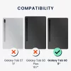 Husa pentru tableta Samsung Galaxy Tab S8, Kwmobile, Negru, Piele ecologica, 57463.01