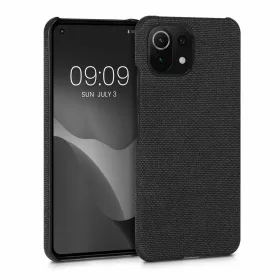 Husa Xiaomi Mi 11 Lite 5G/11 Lite 5G NE, Textil, Gri, 57487.19