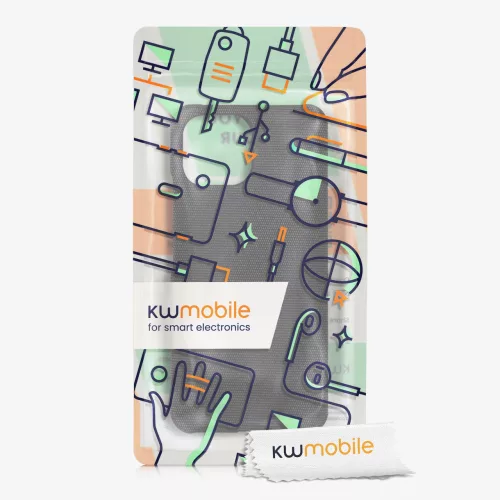 Husa Xiaomi Mi 11 Lite 5G/11 Lite 5G NE, Textil, Gri, 57487.19
