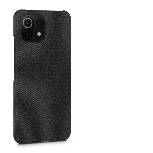 Husa Xiaomi Mi 11 Lite 5G/11 Lite 5G NE, Textil, Gri, 57487.19