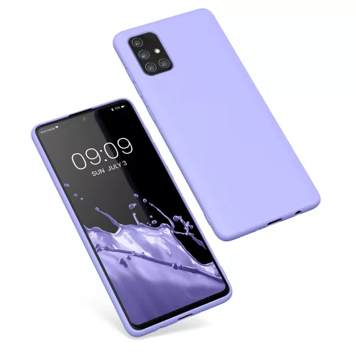 Husa Samsung Galaxy A71, Silicon, Albastru, 57562.108