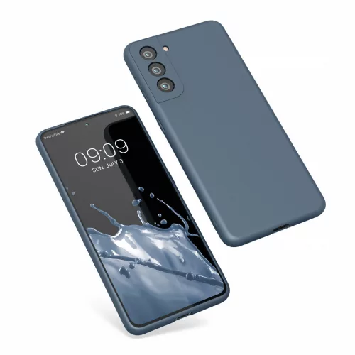 Husa Samsung Galaxy S21, Silicon, Albastru, 56681.202