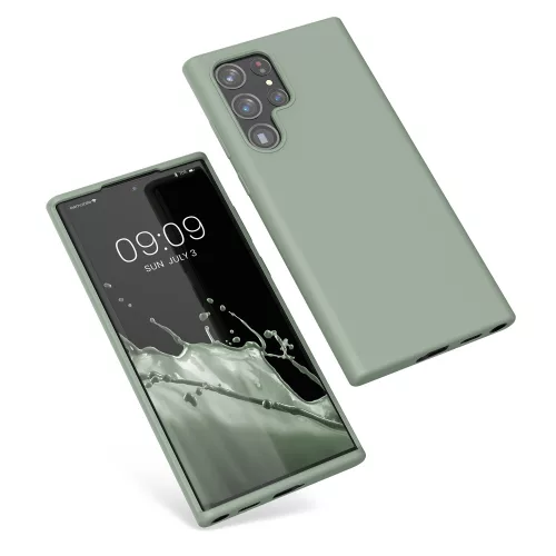 Husa Samsung Galaxy S22 Ultra, Silicon, Verde, 56765.172
