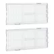 Set 2 Filtre de schimb pentru aspirator Roborock S7/S7+/T7S, Kwmobile, Alb, Plastic, 57668.01
