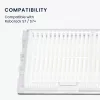 Set 2 Filtre de schimb pentru aspirator Roborock S7/S7+/T7S, Kwmobile, Alb, Plastic, 57668.01