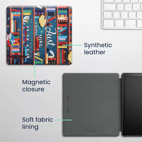 Husa pentru Amazon Kindle Oasis 10, Kwmobile, Multicolor, Piele ecologica, 49417.07