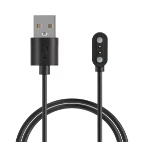   Cablu de incarcare USB pentru Oppo Watch Free, Kwmobile, Negru, Plastic, 57784.01