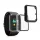 Set 2 Huse pentru Huawei Watch D, Kwmobile, Negru/Transparent, Plastic, 57778.01