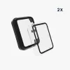 Set 2 Huse pentru Huawei Watch D, Kwmobile, Negru/Transparent, Plastic, 57778.01