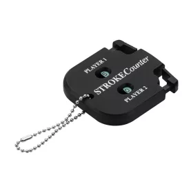   Tabela scor pentru jocuri de golf si mini golf, Kwmobile, Negru, Plastic, 57894.01