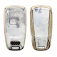 Husa Cheie Auto pentru Audi 3 Butoane - Smart Key, Kwmobile, Multicolor, Silicon, 52827.03