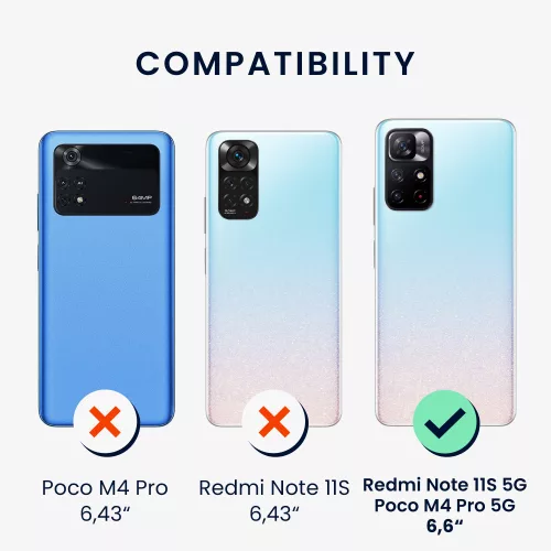 Husa Xiaomi Redmi Note 11S 5G/Poco M4 Pro 5G, Silicon, Negru, 57925.47