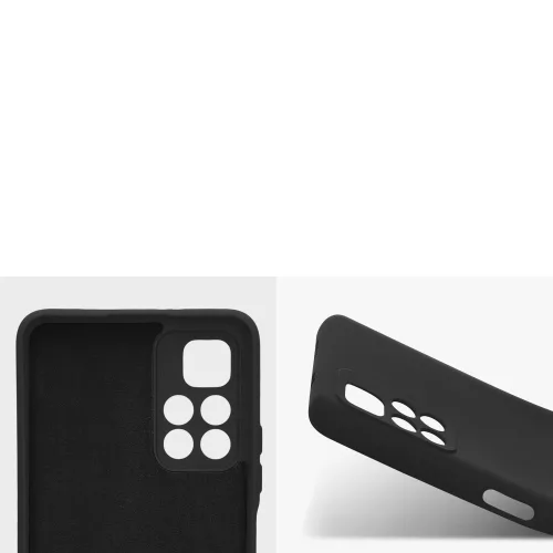 Husa Xiaomi Redmi Note 11S 5G/Poco M4 Pro 5G, Silicon, Negru, 57925.47