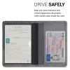 Husa pentru documente auto, Kwmobile, Gri, Piele ecologica, 51695.13
