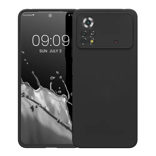 Husa Xiaomi Poco X4 Pro 5G, Silicon, Negru, 57983.47