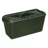 Tava copt paine Navaris, 34 cm, fonta, verde, cu capac, pentru paine traditionala, 52635.02