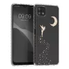 Husa Samsung Galaxy A22 5G, Silicon, Transparent/Auriu, 58363.01