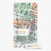 Husa Samsung Galaxy A22 5G, Silicon, Transparent/Auriu, 58363.01