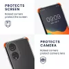 Husa Honor X7, Silicon, Transparent/Negru, 58423.01
