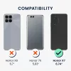 Husa Honor X7, Silicon, Transparent/Negru, 58423.01