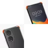 Husa Honor X7, Silicon, Transparent/Negru, 58423.01